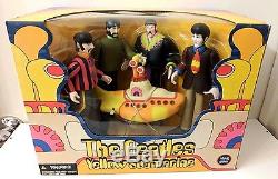 Beatles Yellow Submarine Cartoon Band Action Figures Deluxe Box Set Mcfarlane