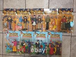 Beatles Yellow Submarine figures 1999 and 2000 McFarlane Series 1-2 complete set