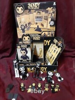 Bendy and The Ink Machine lot Recording Studio with figures