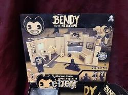 Bendy and The Ink Machine lot Recording Studio with figures