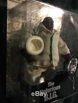 Biggie Smalls figure Rare Variant White Suit'Rest in Peace' Mezco Notorious Big