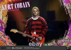 Blitzway Kurt Cobain 16 Action Figure Guitar Microphone Swappable Hands