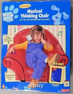 Blue's Clues Inflatable Musical Thinking Chair Steve Nickelodeon New Sealed