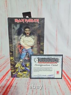 Bruce Dickinson Signed Iron Maiden 40yrs Piece of Mind NECA Figure With COA
