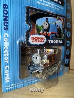 CHROME SILVER! THOMAS FRIENDS TRAIN Diecast TAKE N PLAY ALONG NEW RARE METALLIC