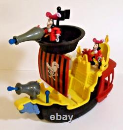 CLEAN 62-pc DISNEY Musical Talking JAKE and the NEVER LAND PIRATES Ships Figures
