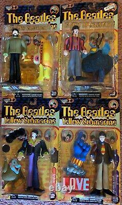 COLLECTABLE Beatles Yellow Submarine Figures Set of 4-Original from 1999-NIB