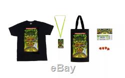 CONFIRMED SDCC NECA TMNT Musical Mutagen Tour Bundle 4-Pack Sz Medium turtles