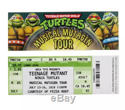 CONFIRMED SDCC NECA TMNT Musical Mutagen Tour Bundle 4-Pack Sz Medium turtles