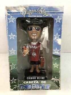 Chingo Bling Bobble Head Action Figure Collectable In Box RARE & Hard To Find