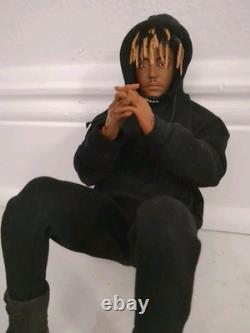 Custom Juice WRLD Rapper 1/6 Scale Figure 12 RAPPER BLACK JACKET DOLL PAINTED