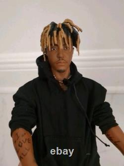 Custom Juice WRLD Rapper 1/6 Scale Figure 12 RAPPER BLACK JACKET DOLL PAINTED