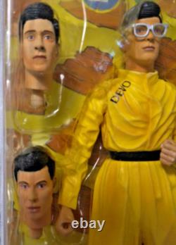 DEVO 2005 NECA Action Figure withInterchangeable Heads, Energy Dome, Whip NIB