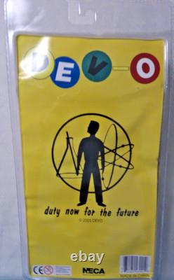DEVO 2005 NECA Action Figure withInterchangeable Heads, Energy Dome, Whip NIB