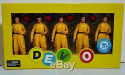 DEVO Action Figure Set with Autographed Poster SEALED