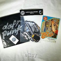 Daft Punk SH Figuarts Guy Manuel & Thomas Bangalter Action Figures & RAM Sticker