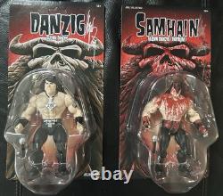 Danzig Samhain Signed Super 7 Action Figure Set LA Forum Concert Merch Misfits