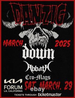 Danzig Samhain Signed Super 7 Action Figure Set LA Forum Concert Merch Misfits