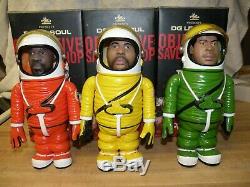 De La Soul Pnb Nation Action Space Suit Figure Set (3) Rare Limited