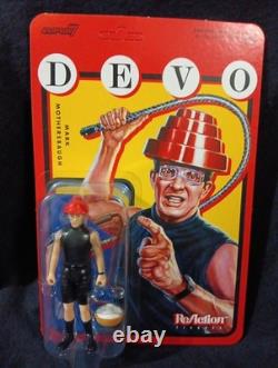 Devo Mark Mothersbaugh Whip It Super 7 Reaction Action Figure NEW SEALED FAST SH