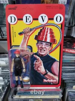 Devo ReAction Mark Mothersbaugh Action Figure Whip It NEWithSEALED SUPER 7
