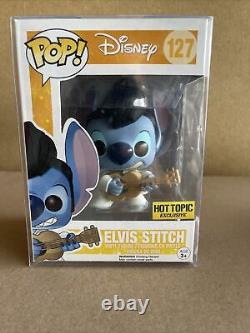 Disney Funko Pop Lilo & Stitch Hot Topic Exclusive Elvis Stitch Vinyl Figure 127