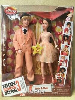 Disney High School Musical 3 Ryan & Kelsi Prom Date Dolls Ultra Rare