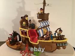Disney Jake & Neverland Musical Pirate Ship Bucky Playset Complete With Extras