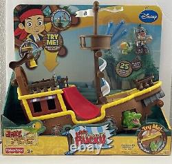 Disney Junior Jake And The Neverland Pirates Musical Pirate Ship Bucky NEW Works