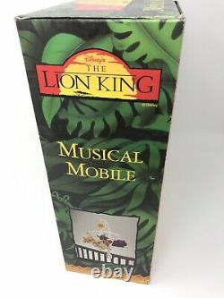 Disney The Lion King SIMBA NALA Plush Musical MOBILE DOLLY 1993 New In Box