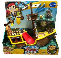 Disney's Jake and the Neverland Musical Pirate Ship Bucky Fisher Price Rare NEW