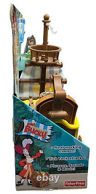 Disney's Jake and the Neverland Musical Pirate Ship Bucky Fisher Price Rare NEW