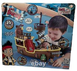 Disney's Jake and the Neverland Musical Pirate Ship Bucky Fisher Price Rare NEW