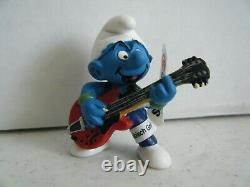 Drummer Smurf #40623 Guitar Smurf #20449 Keyboard #40250 & Trumpet Smurf #20539