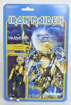 EDDIE Iron Maiden ALL 7 figures from WAVE 2 Super 7 ReAction 3.75 Figure NEW