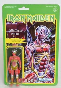 EDDIE Iron Maiden ALL 7 figures from WAVE 2 Super 7 ReAction 3.75 Figure NEW