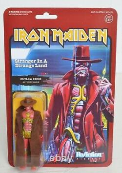 EDDIE Iron Maiden ALL 7 figures from WAVE 2 Super 7 ReAction 3.75 Figure NEW