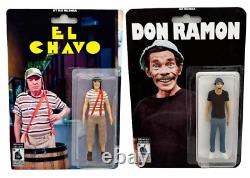 El Chavo & Don Ramon Custom Fan Art Tribute 2 Figures Set Roberto Gómez Bolaños