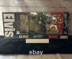 Elvis Deluxe Action Figure 3 Pack 1956 1957 1961 New Presley