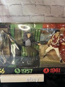 Elvis Deluxe Action Figure 3 Pack 1956 1957 1961 New Presley