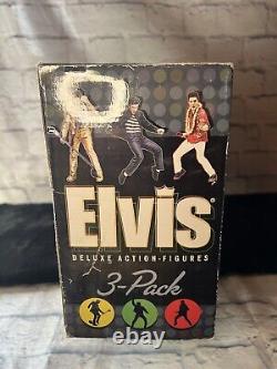 Elvis Deluxe Action Figure 3 Pack 1956 1957 1961 New Presley