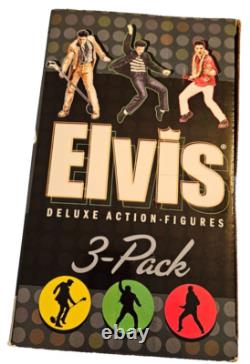 Elvis Presley Deluxe Action Figures 3-Pack 1956, 1957, 1961 by McFarlane Toys