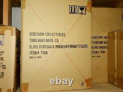 Elvis Pressley Sideshow Premium Comeback Figure Shipper Sealed Gem #003 New Set