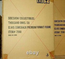 Elvis Pressley Sideshow Premium Comeback Figure Shipper Sealed Gem #003 New Set