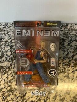 Eminem Action Figure My Name Is Slim Shady Chainsaw Hockey Mask 2001 Art Asylum