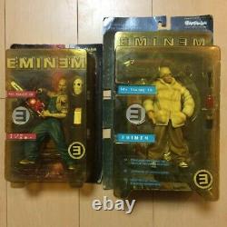 Eminem Slim Shady Action Figure Toy Chainsaw Art Asylum 2001 Set of 2 Doll