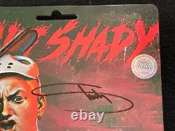 Eminem Slim Shady with Chainsaw & Mask Signed Autographed Action Figure Toy PSA