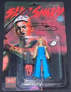 Eminem Slim Shady with Chainsaw & Mask Signed Autographed Action Figure Toy PSA