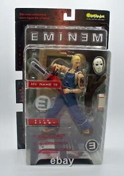 Eminem & Tupac Shakur Action Figure Set Of 3 Art Asylum 2001 Rare! Lqqk