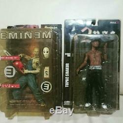 Eminem & Tupac Shakur Figure set Slim shady Art Asylum All Entertainment doll